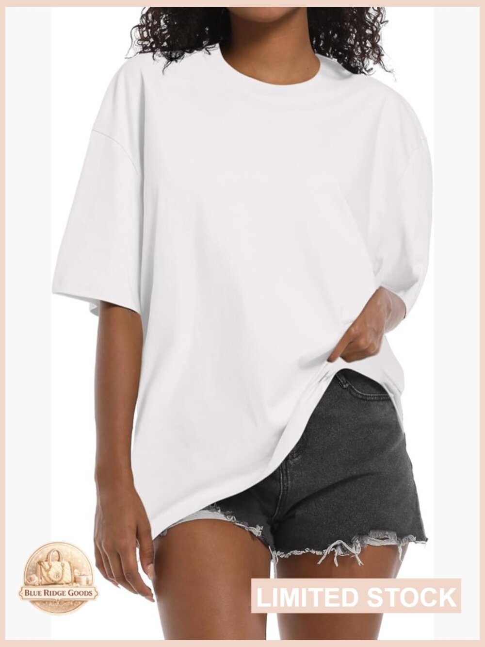 Oversized Vintage Cotton T-Shirt Boyfriend Tee Streetwear Y2K Retro Chic